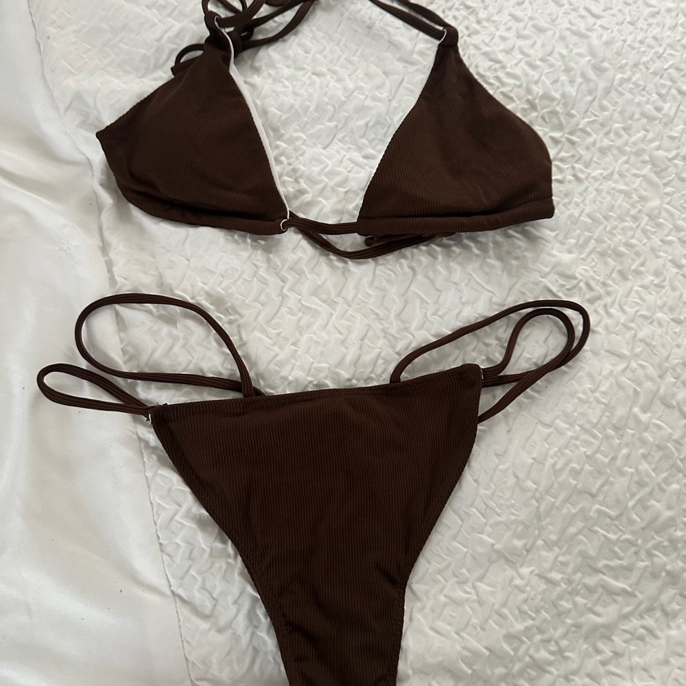 Brown bikini set #summer